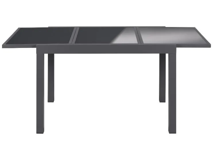 Uitschuifbare aluminium tuintafel Houston