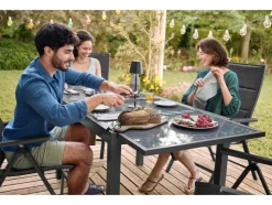 Uitschuifbare aluminium tuintafel Houston