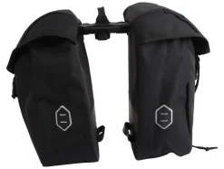 Urban E-bike fietstassen of fietsrek met -mand