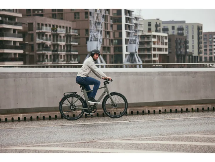 Urban E-bike Olive Green 2.0 X riemaandrijving