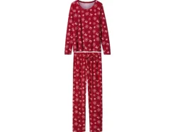 Velours dames kerstpyjama
