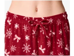Velours dames kerstpyjama