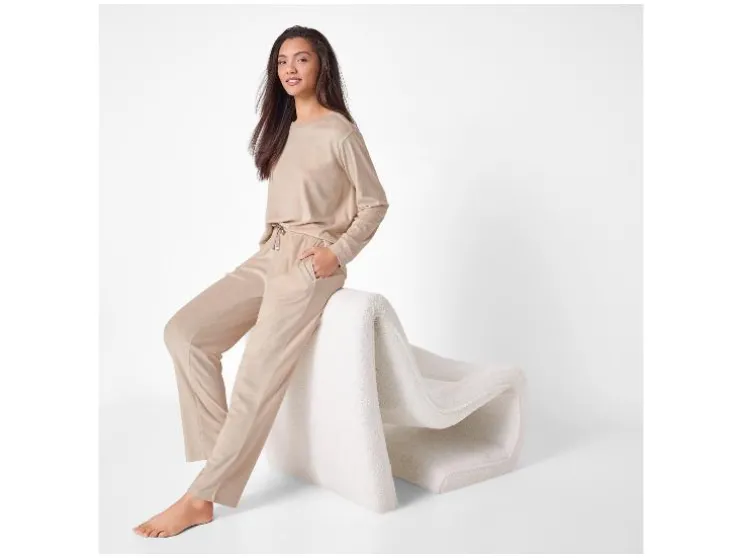 Velours dames pyjama