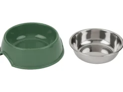 Voer- en drinkbak, voermat of likmat