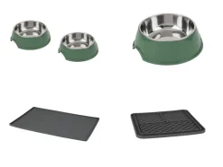 Voer- en drinkbak, voermat of likmat