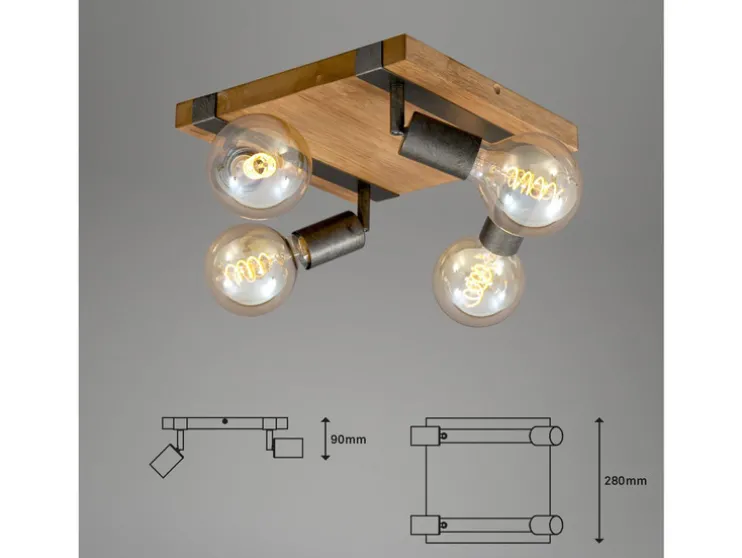 Wand- en plafondlamp