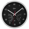 Wandklok met thermometer en hygrometer