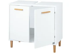 Wastafelonderkast met softclose-functie, wit