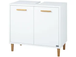 Wastafelonderkast met softclose-functie, wit