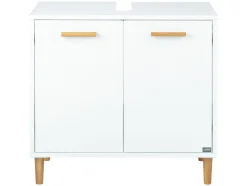 Wastafelonderkast met softclose-functie, wit