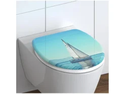 WC zitting duroplast, met soft-close-mechanisme