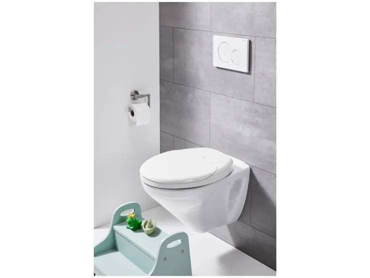 WC-zitting met geïntegreerde kinderzitting