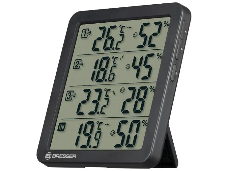Weerstation met hygro- en thermometer