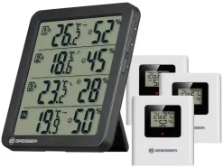 Weerstation met hygro- en thermometer
