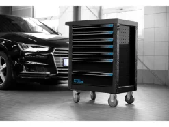 Werkplaatswagen GW7 Black Line met gereedschapset