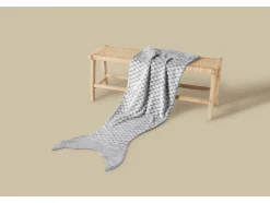 Zeemeermin deken 60 x 180 cm